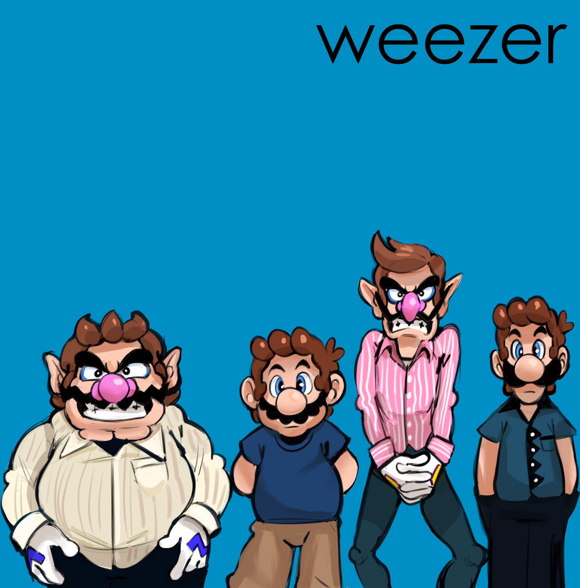 HomarTSimpleton's tweet image. My Name Is A-Mario

#mario #weezer #art