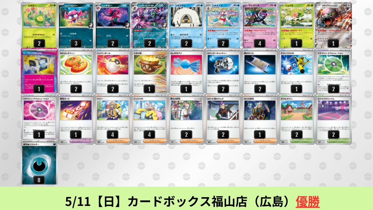 超安い 最安値‼️】5/11 シティリーグ優勝構築マリィのオーロンゲex ポケモンカードゲーム