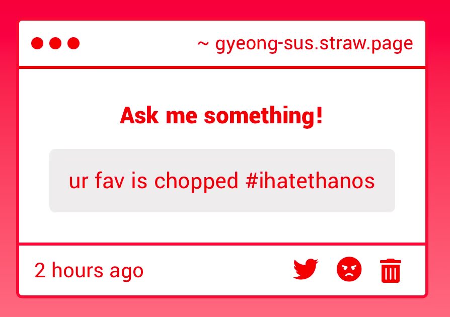 choisubong1fan's tweet image. Yo yo yo you stink
Like a mouldy shoe
Crusty dusty musty husky 
Nobody asked you

#EpicRapBattles #Roasted #ThanosWorld #IfYouMessWithThanosYouMessWithTheThanosGang