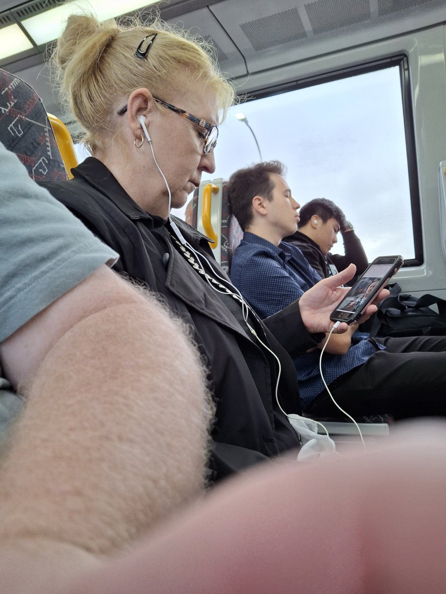 sonics89's tweet image. Anyone know this crazy? Swinging her umbrella into people and bashing them with it on @QueenslandRail train this morning.
