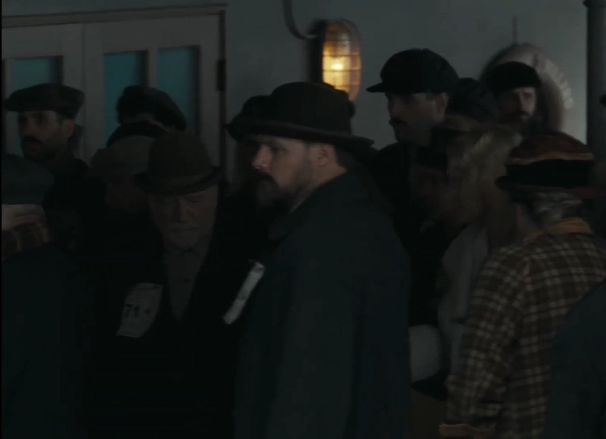 BryanEnsign's tweet photo. It was fun getting a laugh from friends and family seeing me in a fake mustache while filming Season 2 of Yellowstone 1923. https://t.co/GMATTP9Tzc
