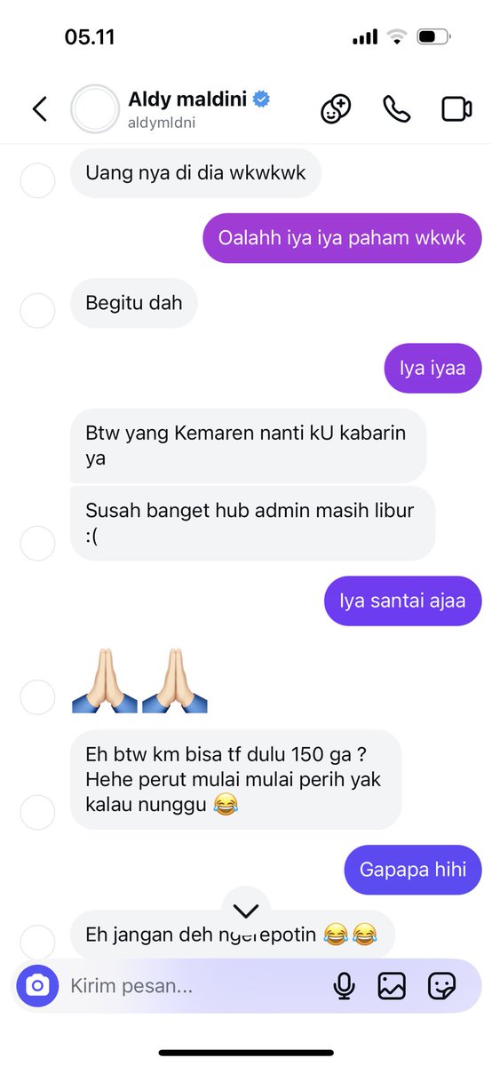 dailyofqueen's tweet photo. @buwungkepin Sampai skrg 2 tahunn ga di tf balik, udh cape nagih in, tapi karena skrg lagi up bgt, banyak bgt yg dia tipu, untung ajaa bukti chat nya masih ada https://t.co/hn3RFa3iTM