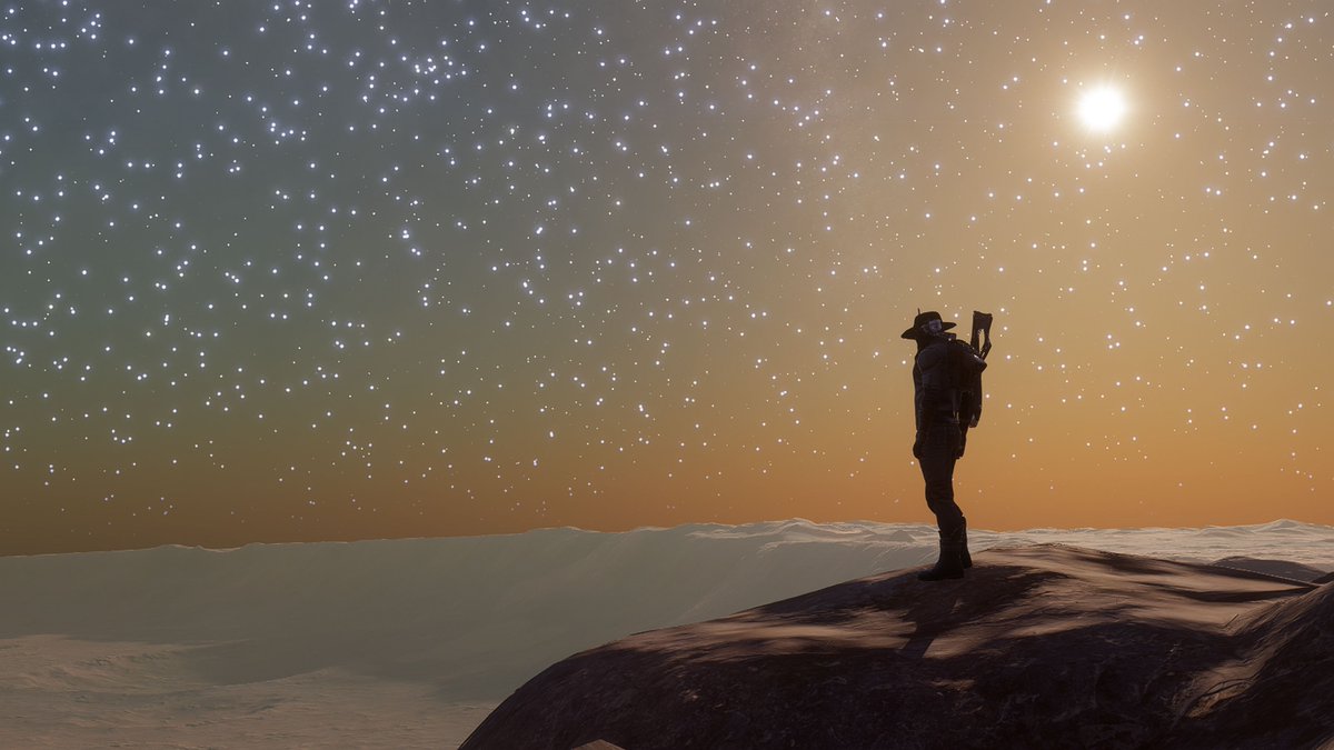 BITÁCORA: Día 10. Tras casi dos meses compartiendo espacio con otros Comandantes en el Arcadia, la soledad en la Sagan's Dream se hace algo opresiva, pero las premisas del proyecto son claras: abarcar el mayor volumen de sistemas posible. #StellarScreenShots