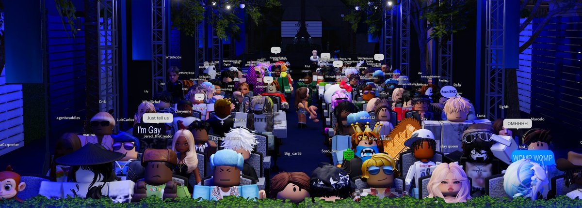 VeniceEntRBLX's tweet photo. Thank you for coming to the Venice Keynote Presentation of our Summer Events! We are so excited to start this next phase!
#roblox #robloxdev #fyp #VeniceEvents #roblox #fyp #berryave #ROBLOXdev #roblox #ladygaga #mayhem #metgala
📷: M0TAM4MI on ROBLOX https://t.co/aq8AFS1Ck1