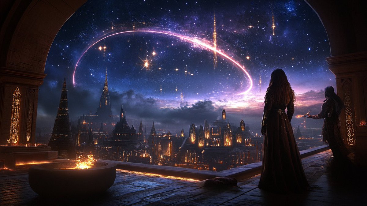 loridze_author's tweet photo. Not steampunk. Not cyberpunk.
This is something mythic, rebellious, and written in the stars.
It’s called Celestialpunk.
A thread on the birth of a new speculative genre:
👇 https://t.co/az2TvVkpka