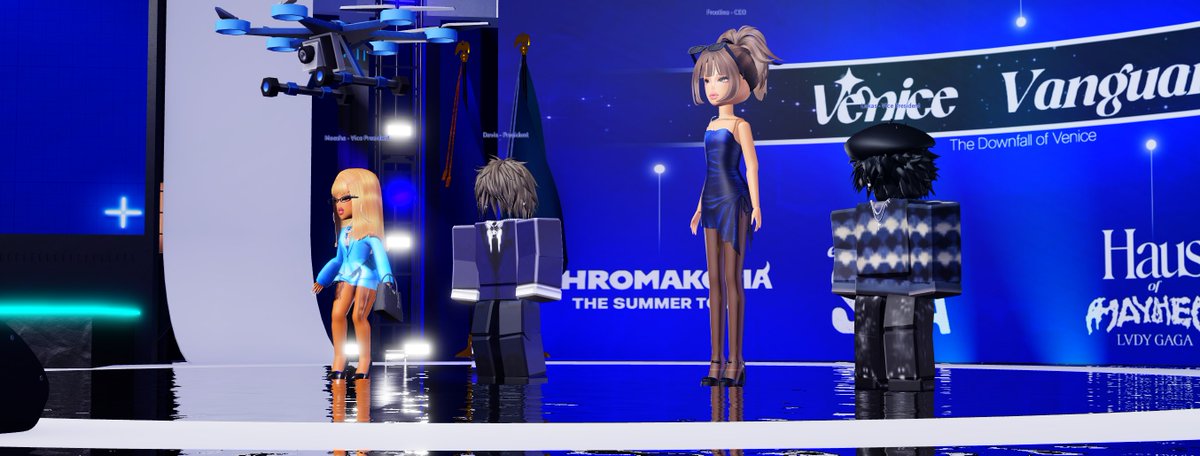 VeniceEntRBLX's tweet photo. Thank you for coming to the Venice Keynote Presentation of our Summer Events! We are so excited to start this next phase!
#roblox #robloxdev #fyp #VeniceEvents #roblox #fyp #berryave #ROBLOXdev #roblox #ladygaga #mayhem #metgala
📷: M0TAM4MI on ROBLOX https://t.co/aq8AFS1Ck1