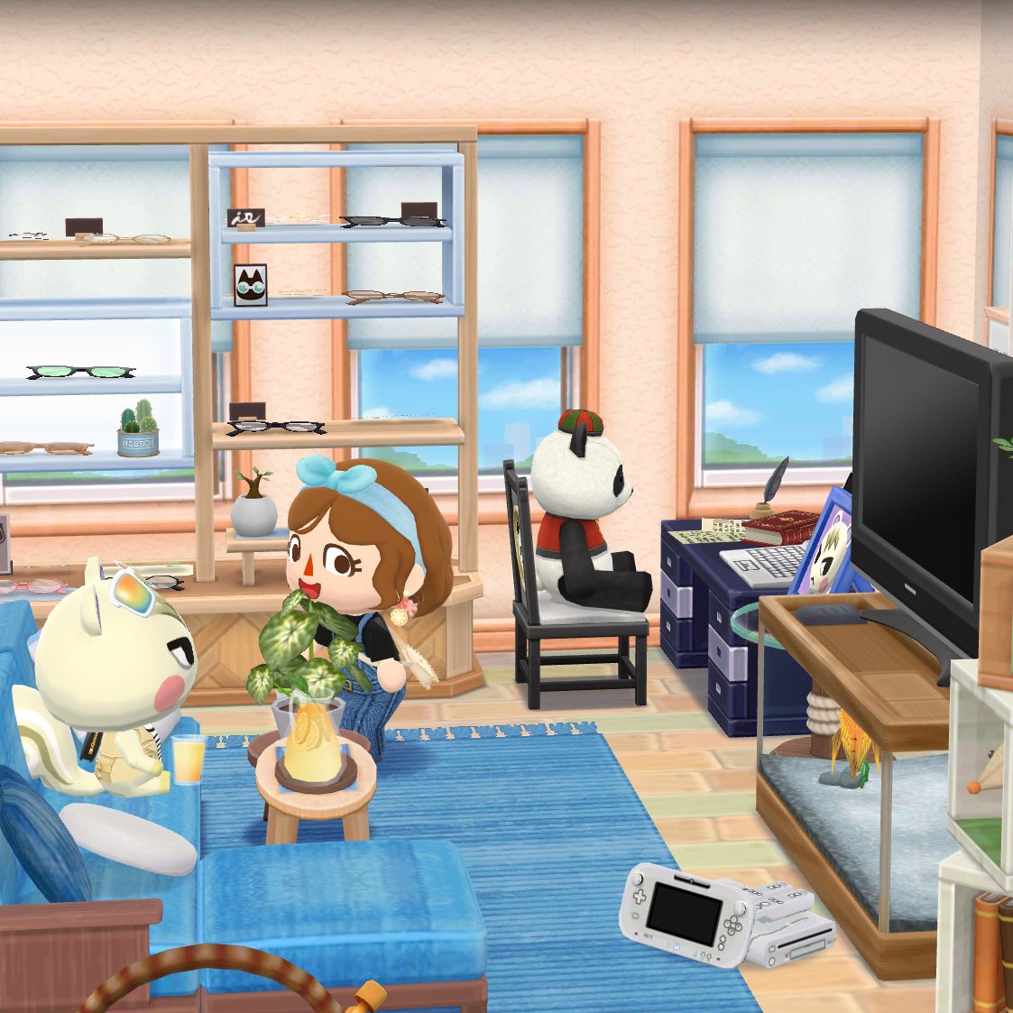 machara89's tweet photo. ジュン君にどこへ行きたいか聞かれて、ジュン君の部屋へ…🤭😍💓🐿️✨🏠
オシャレなジュン君の部屋には沢山のメガネやサングラスが置いてあった😍🐿️🕶️
ジュン君と近距離でお話し💓💓
#ポケ森
#ポケ森コンプ
#ポケ森コンプリート
#お家デート
#ジュン https://t.co/NMqfyNzjdw