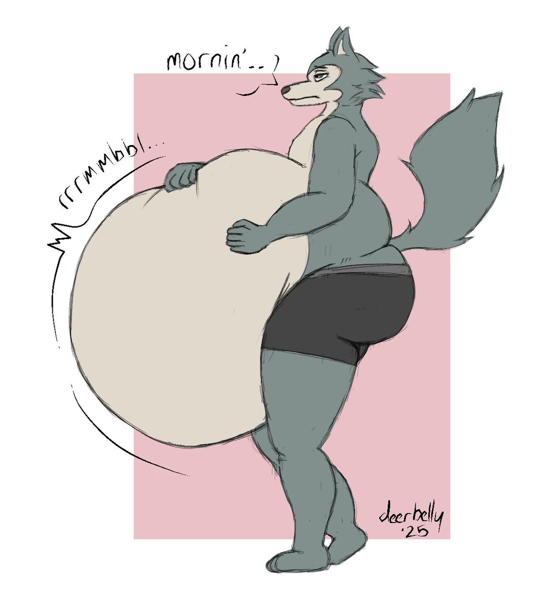 I don't draw Legoshi enough.. he's so husband

his belly gets quite rumbly in the morning~