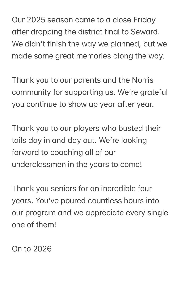 Norris Baseball tweet media