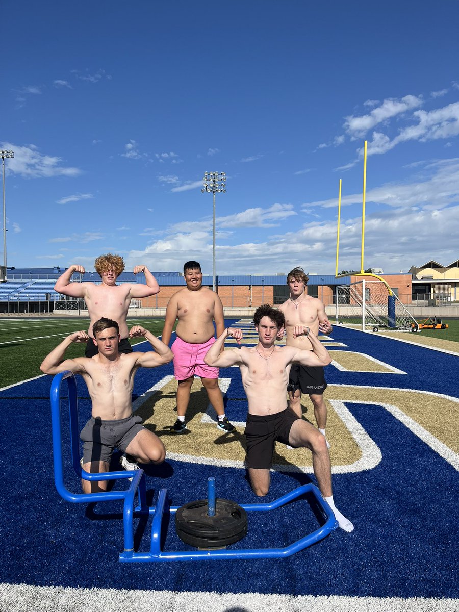 Track season ended yesterday.
Soccer ended Thursday.

Sleds and speed work today.
No days off.

<a href="/MicahChang57/">Micah Chang</a> 
<a href="/Ashtonwright21/">Ashton Wright</a> 
<a href="/KKMileur/">Caeden Mileur</a> 
<a href="/d_terry8162/">Terry Dougherty</a>