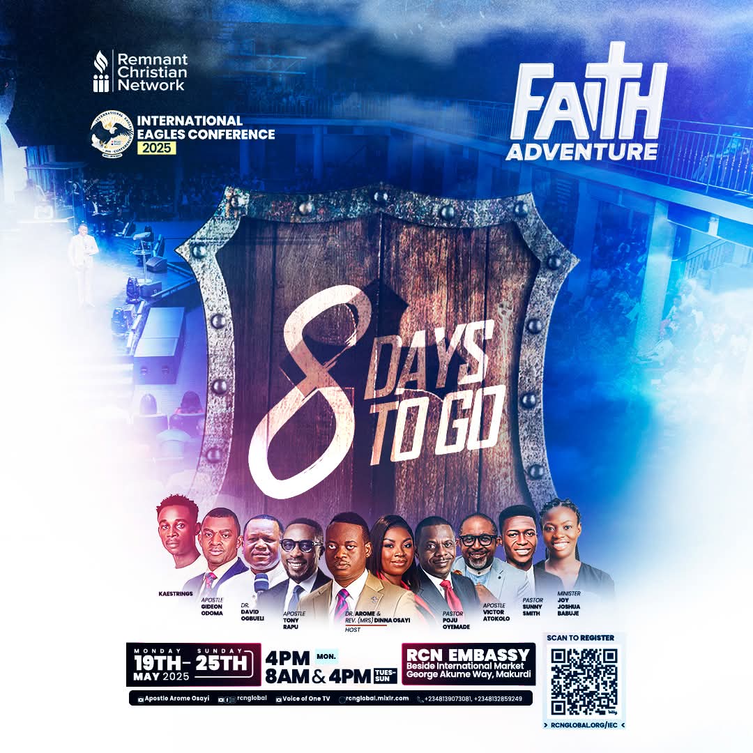 ApostleArome's tweet photo. With every passing day, the excitement builds, and the atmosphere is charged with expectation. 

The International Eagles Conference 2025 is not just an event; it's a divine appointment. https://t.co/Ls2uuT3sfY