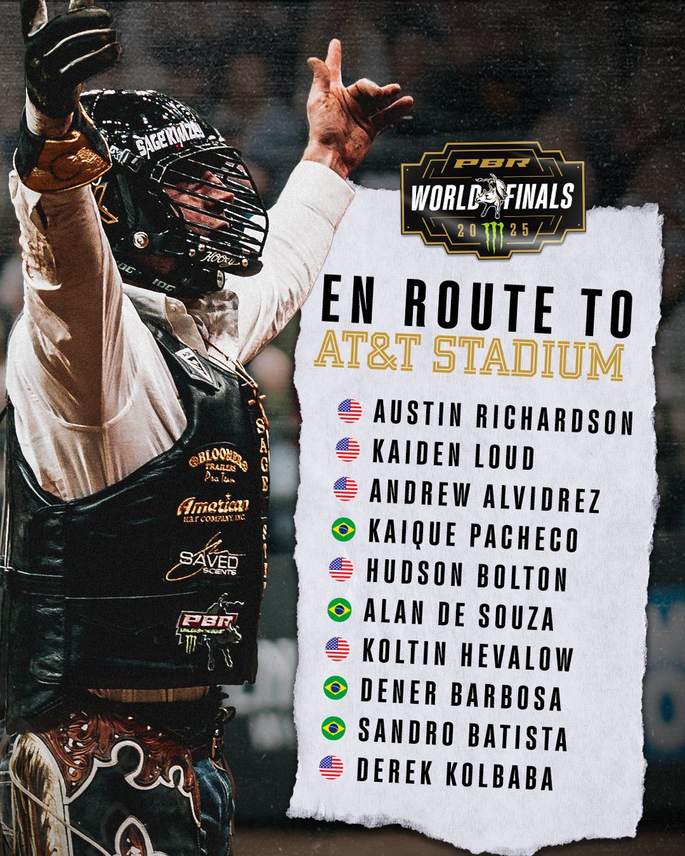 PBR's tweet photo. These riders punched their ticket, have you? https://t.co/8ZOON26Vx4 👀 https://t.co/MfkgYopmbz