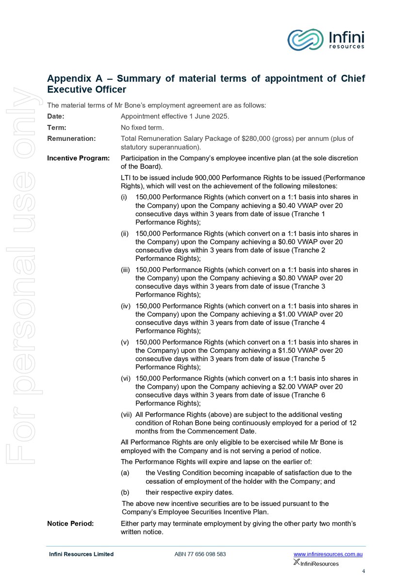 Infini Resources (ASX: I88) has appointed Rohan Bone as CEO to drive the company’s next growth phase across its uranium and lithium portfolio in Canada and WA.
With 18+ years of experience at Alcoa, Tata Steel, and Thyssenkrupp. Bone brings deep expertise in project development,