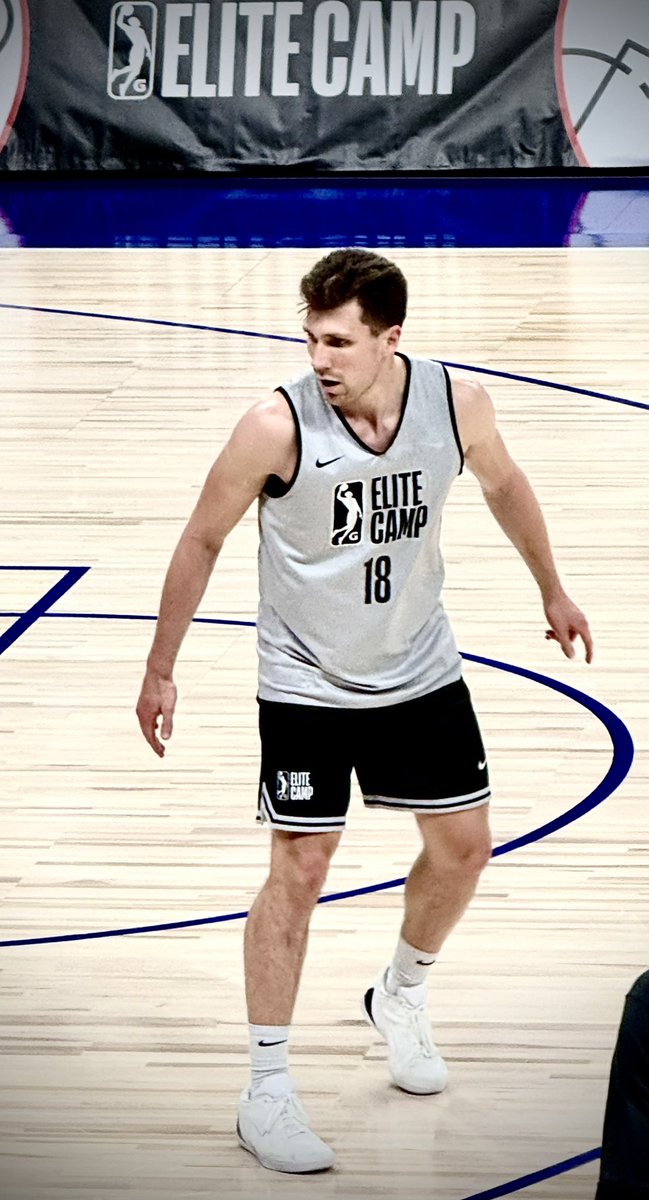 Strong showing for Mizzou’s Caleb Grill here at the G League Elite Camp.

19 PTS on just 8 FGA’s to go along w/ sharp defense, consistent effort, unselfish extra passes, and evident toughness.

Measured and tested well w/ a +5 ¼"
wingspan, 38” max vert, and GLE-best lane shuttle.