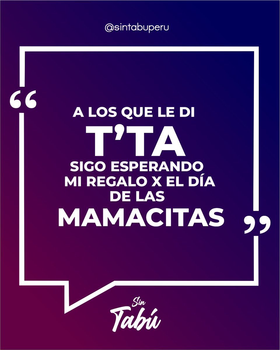 Sin Tabú Perú (@sintabupe) on Twitter photo 𝐅𝐄𝐋𝐈𝐙 𝐃𝐈́𝐀 𝐃𝐄 𝐋𝐀 𝐌𝐀𝐃𝐑𝐄 𝐘 𝐌𝐀𝐌𝐀𝐂𝐈𝐓𝐀𝐒.... 🌹🌻
Pásenla hermoso bellas!!
Un abrazo enorme!!!
#DiaDeLaMadre
#mamafeliz
#sintabúperú
<a href="/Cesarenko/">Cesarenko Vou</a>
<a href="/DonPerversoOf/">Don Perverso</a>
<a href="/JElegancia24/">Jorge Elegancia</a>
@chinapame22 𝐅𝐄𝐋𝐈𝐙 𝐃𝐈́𝐀 𝐃𝐄 𝐋𝐀 𝐌𝐀𝐃𝐑𝐄 𝐘 𝐌𝐀𝐌𝐀𝐂𝐈𝐓𝐀𝐒.... 🌹🌻
Pásenla hermoso bellas!!
Un abrazo enorme!!!
#DiaDeLaMadre
#mamafeliz
#sintabúperú
<a href="/Cesarenko/">Cesarenko Vou</a>
<a href="/DonPerversoOf/">Don Perverso</a>
<a href="/JElegancia24/">Jorge Elegancia</a>
@chinapame22