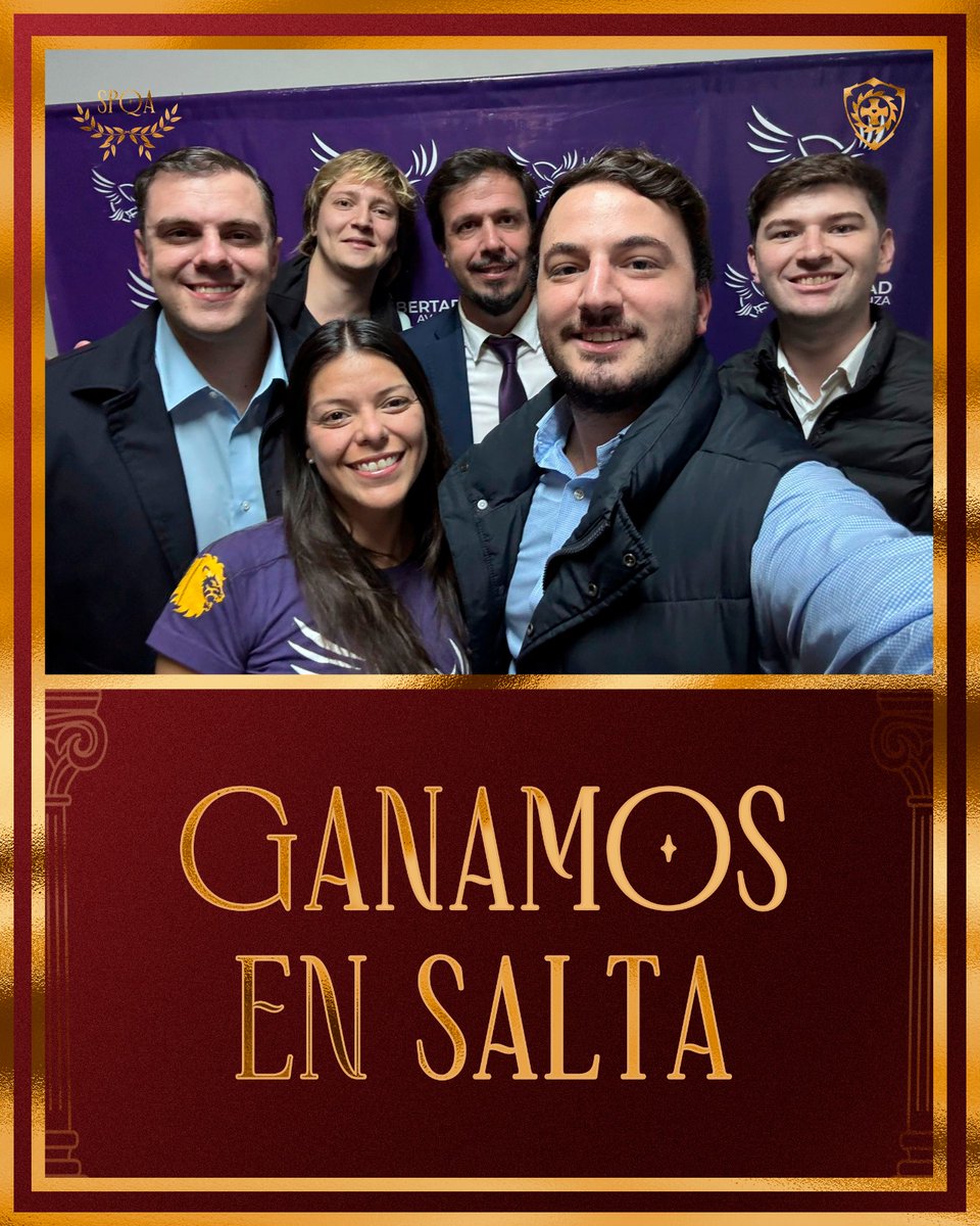 GANO ROQUE, GANO EMILIA, GANO LA LIBERTAD AVANZA, GANARON LAS FUERZAS DEL CIELO.

Porque la victoria en combate no depende de la cantidad de soldados, sino de la fuerza que viene del cielo.