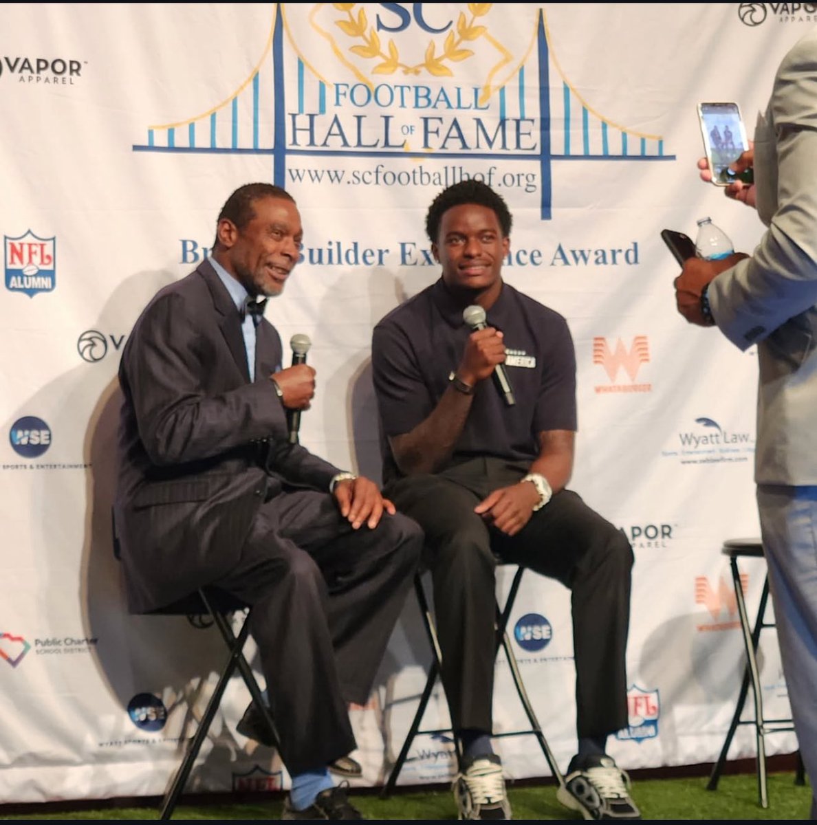 Legendary #BLESSED <a href="/SCFootballHOF/">SCFootballHOF</a> <a href="/wyattsports/">David S. Wyatt</a> <a href="/FamouslyGarnet/">Famously Garnet Sports</a> <a href="/LeomontEvans/">Leomont Evans</a> <a href="/scbridgebuilder/">Bridge Builder Excellence Community</a> <a href="/Foster_Football/">Michael S. Foster</a> <a href="/qbcoachrr17/">Ramon Robinson (RR Elite QB Academy)</a>