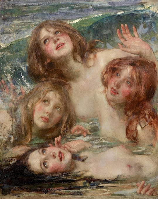 Sirens (1900) by James Jebusa Shannon