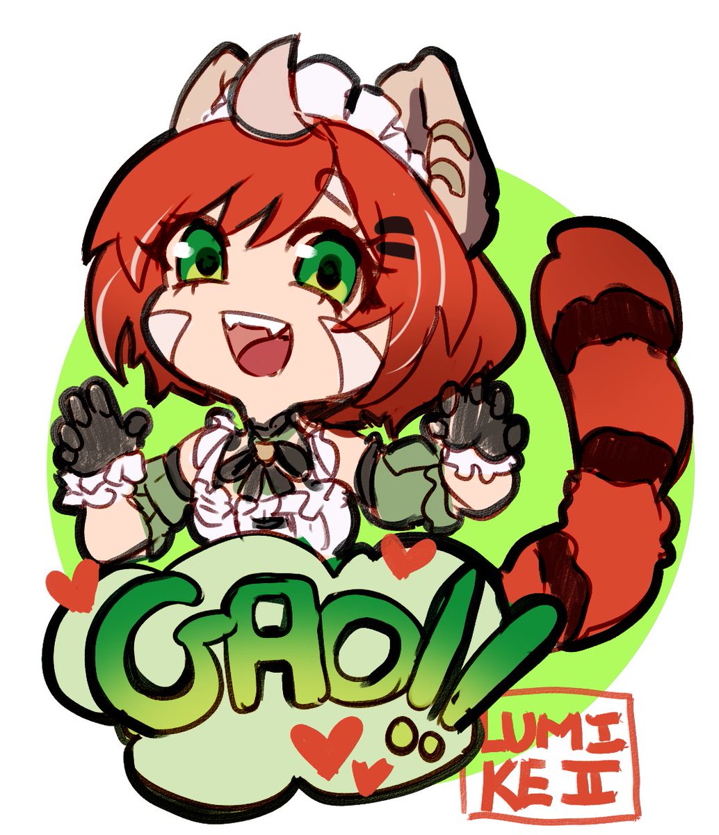 Little chibi I drew for Khiren's maid debut ♥ The new look is so cute!!!!!

#Khillustration