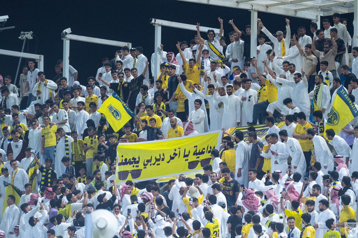 mooda911's tweet photo. 24 أبريل 2025 

كان صك هبوط #الرائد من جاره #التعاون ،
وأنهى كل آماله وأحلامه بالبقاء بين الكبار ..

وداعًا يا أسوأ نادي .. وداعًا يا صغير القصيم !

القصيم لا تعرف سوى التعااااااااااون 💛💛 https://t.co/T3J2DvL7bH