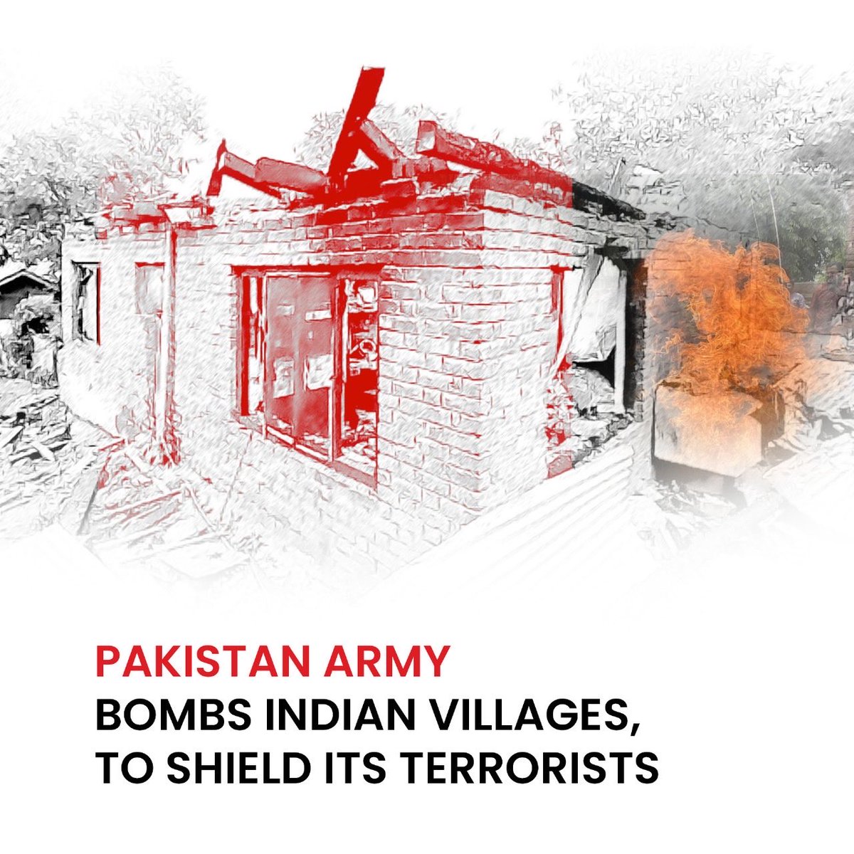 INSIGHTUK2's tweet photo. Now Pakistan Army has been relentlessly bombarding India's border towns and villages to shield these terrorists. Over 15civilians, including women and children have been killed and over 100 wounded by this indiscriminate artillery attacks.

#PakistanArmy #IndiaPakistanWar #OperationSindoor