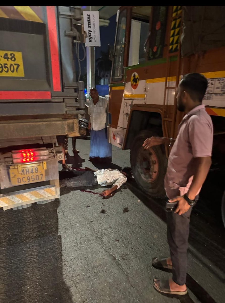 vinitkumar_p's tweet photo. Accident near Kapurbaudi, took a life of commuters. Who is responsible for ensuring the safety of commuters?No safety measures on GB road. Elected representatives,@MMRDAOfficial, @TMCaTweetAway are least bothered about the safety of commuters.l
@CMOMaharashtra @MH04Thane https://t.co/zkxB8nJU8D