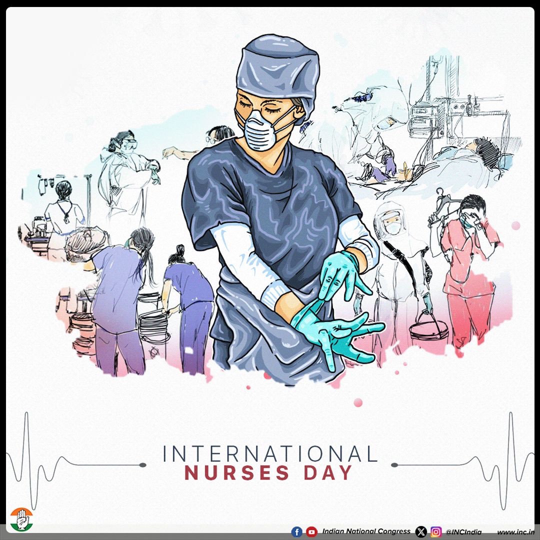 On Int'l Nurses Day, we salute India's frontline health warriors—the nurses &amp; health workers.

From battling COVID-19 to combating polio &amp; other outbreaks, their unwavering dedication has been the backbone of our healthcare system. 

Their selfless service continues to inspire.