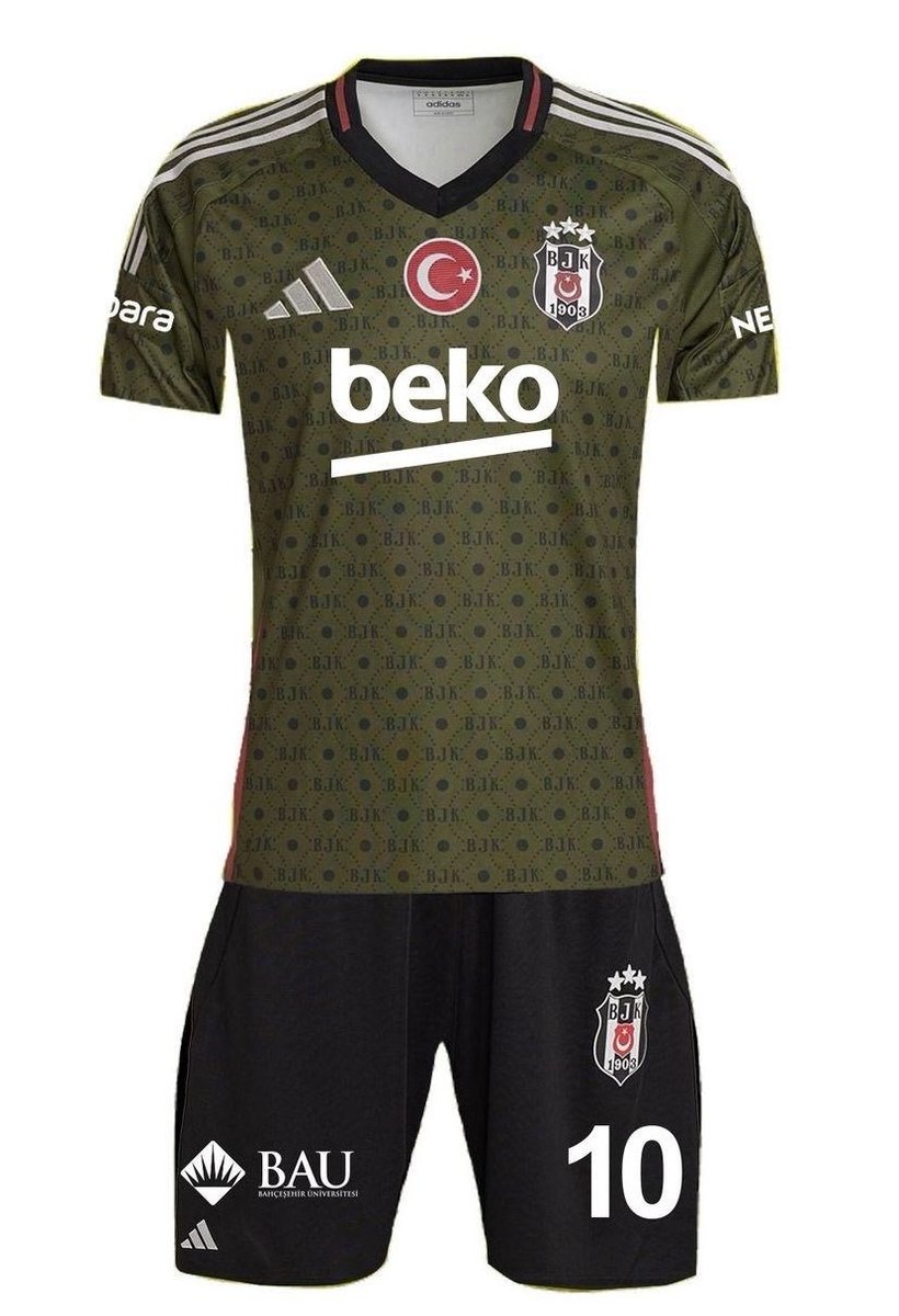 Beyaz Forma Siyah Şort tweet media