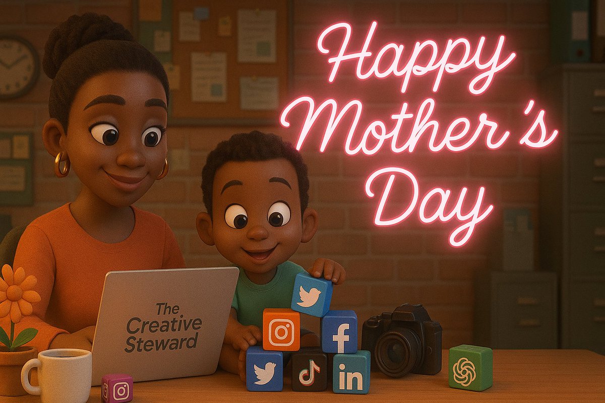 CreativeSteward's tweet photo. A mother’s hand guides, nurtures &amp; believes, long before the world does.
Today, we honour every form of motherhood: visible or unseen, biological or chosen.
Your stewardship inspires ours.

Happy Mother’s Day.
#TheCreativeSteward
Guiding Creativity. Elevating Brands. https://t.co/ICfDXGJMyj