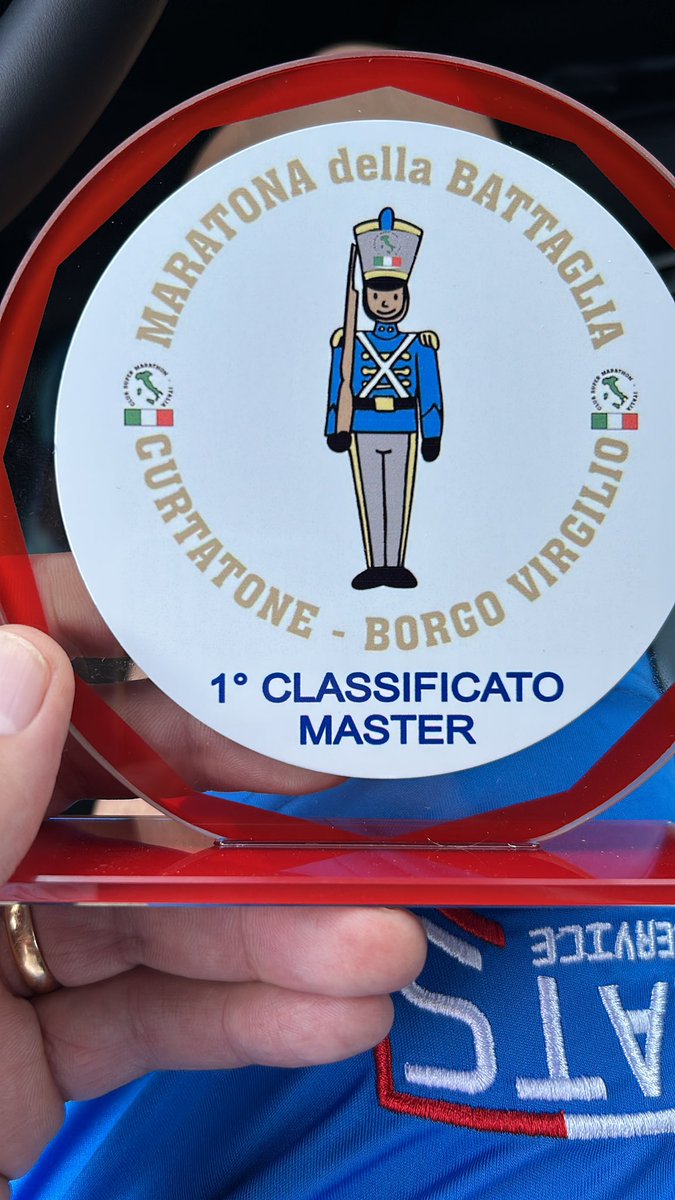 FilippoPost's tweet photo. Mezza maratona della Battaglia di Curtatone, non un gran tempo ma il primo posto master c’è. 
Arrivederci al prox anno. #running #marathon #maratona https://t.co/zROOlMj5Pm