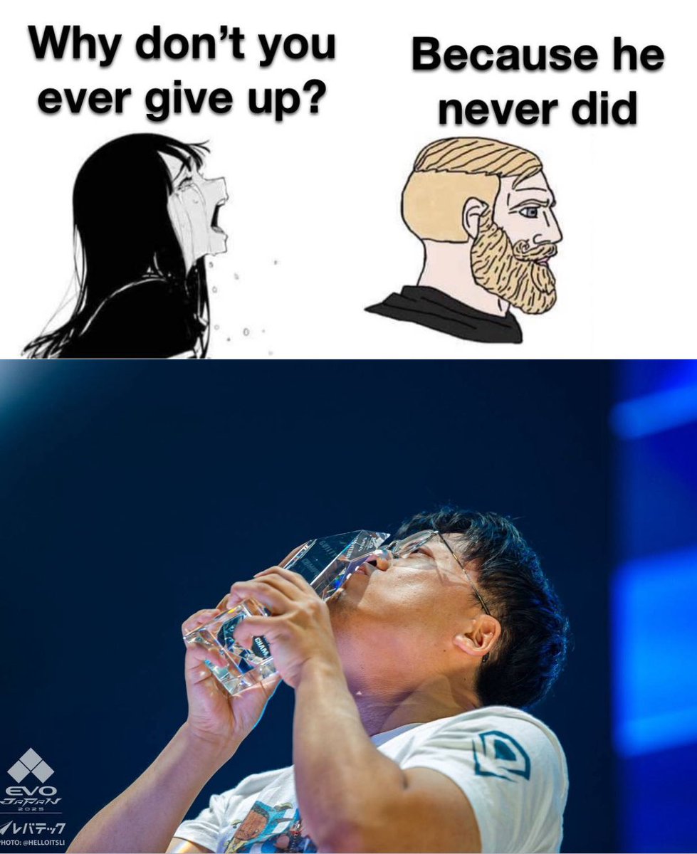 almost 10 years in the crucible that is EVO with nothing but a dream and his favorite character and it finally paid off for him

Ok Daru, you got me 🥹🥹🥹