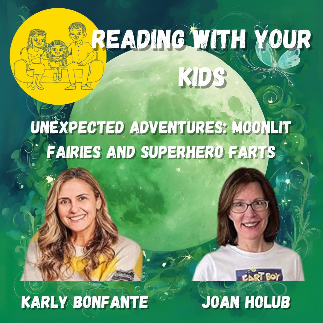 jedliemagic's tweet image. Fairy magic meets superhero farts! @ReadingWithKids explores unexpected children&apos;s book adventures with @FullMoonFairy &amp;amp; @JoanHolub. Discover how creativity turns reading into pure magic! 📚✨ #KidsLit #StorytellingFun #UnexpectedAdventures loom.ly/D2_l9Gc
