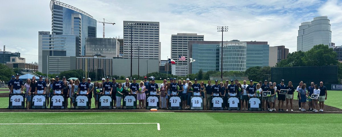 Thank you seniors! <a href="/RiceBaseball/">Rice Baseball</a>