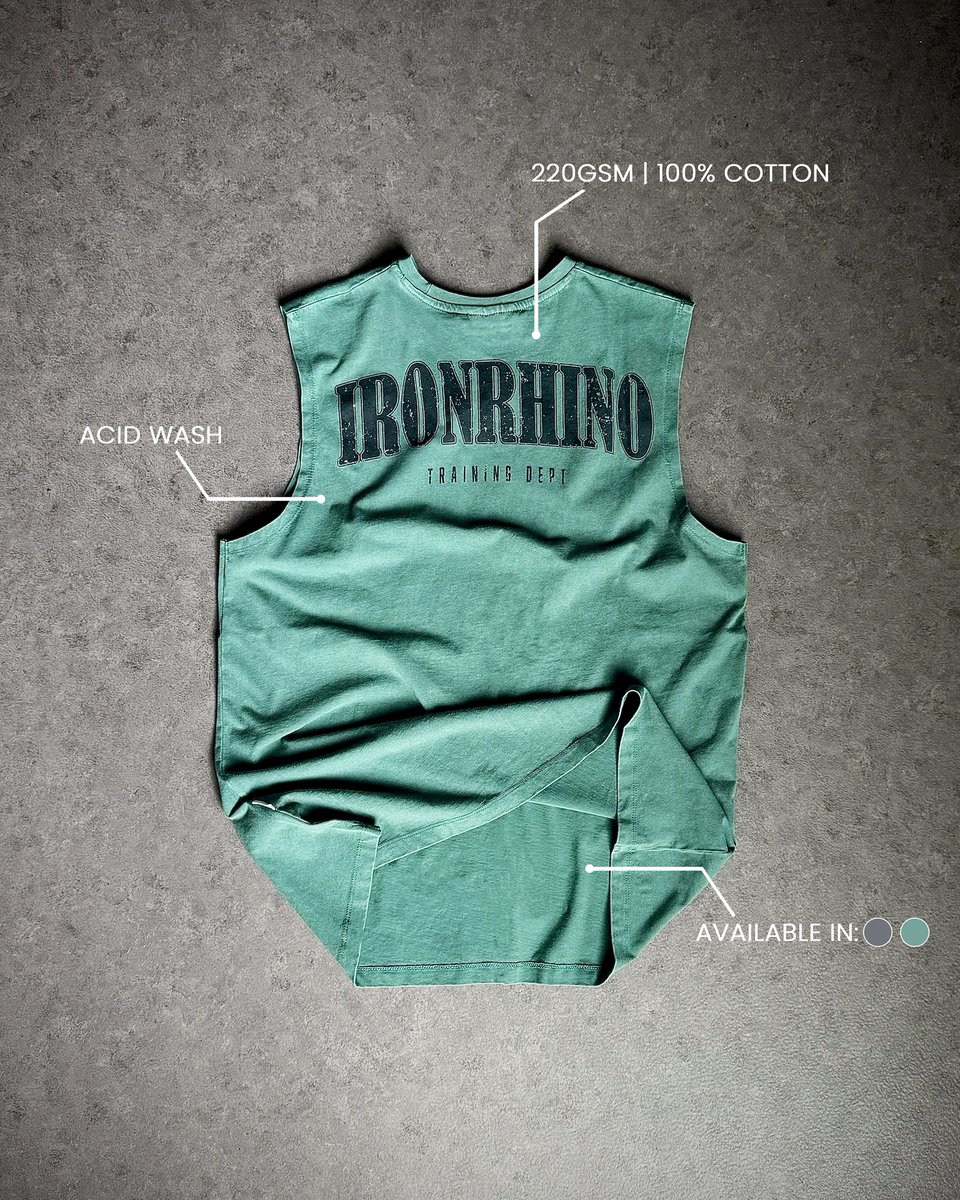 Power In Every Rep | Green Acid Wash Vest.

Shop Vest Here: bit.ly/4jLcXuj
Shop Collection Here: bit.ly/3EZiv5e