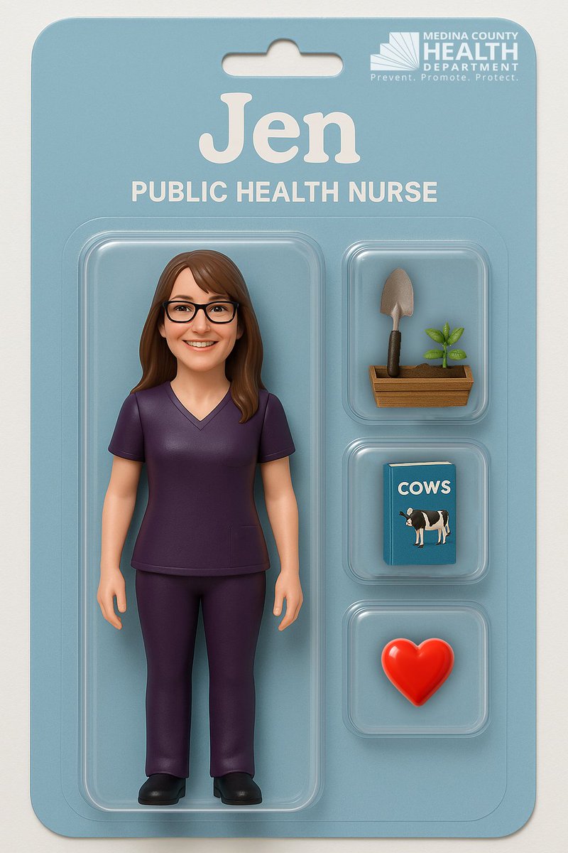 Happy National Nurses Week!

Our Public Health Nurse Jen has been a nurse with MCHD for 2 years. She is a part of our Complex Medical Help program! 

She loves to garden, read, and she raises cows!
