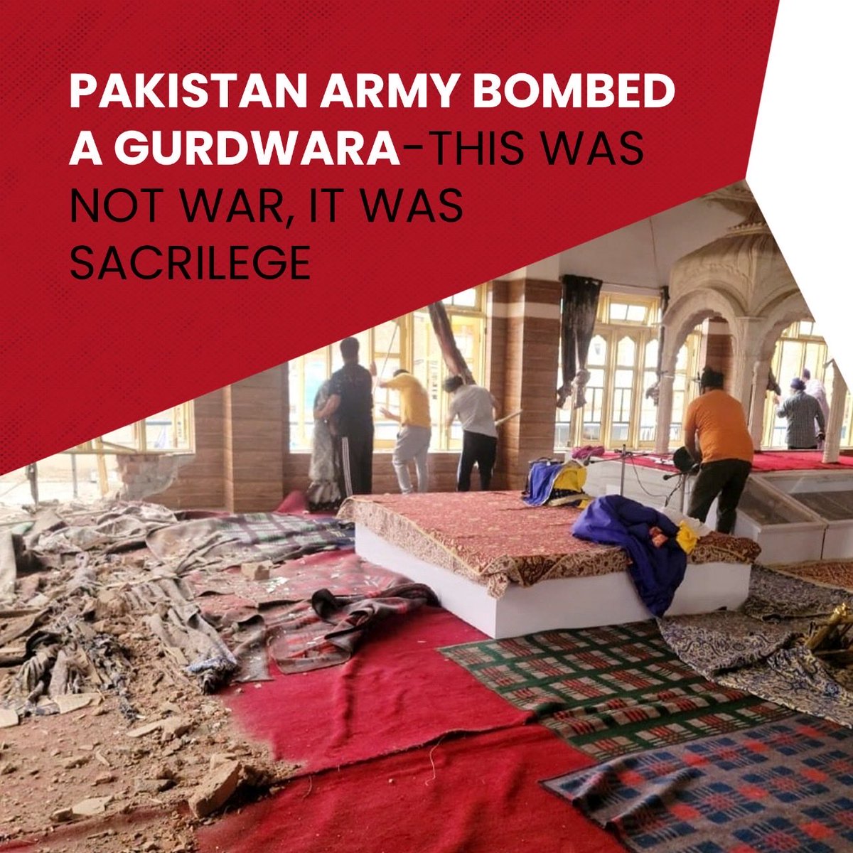 INSIGHTUK2's tweet photo. @UN Shamelessly, Pakistan is committing war crimes by indiscriminately targeting women and children along India’s borders. Pakistan is attacking Gurdwaras, temples, churches and mosques in India.
#WarCrimes #PakistanBehindPahalgam #PakistanIsATerrorState https://t.co/eAQwwGtBAb