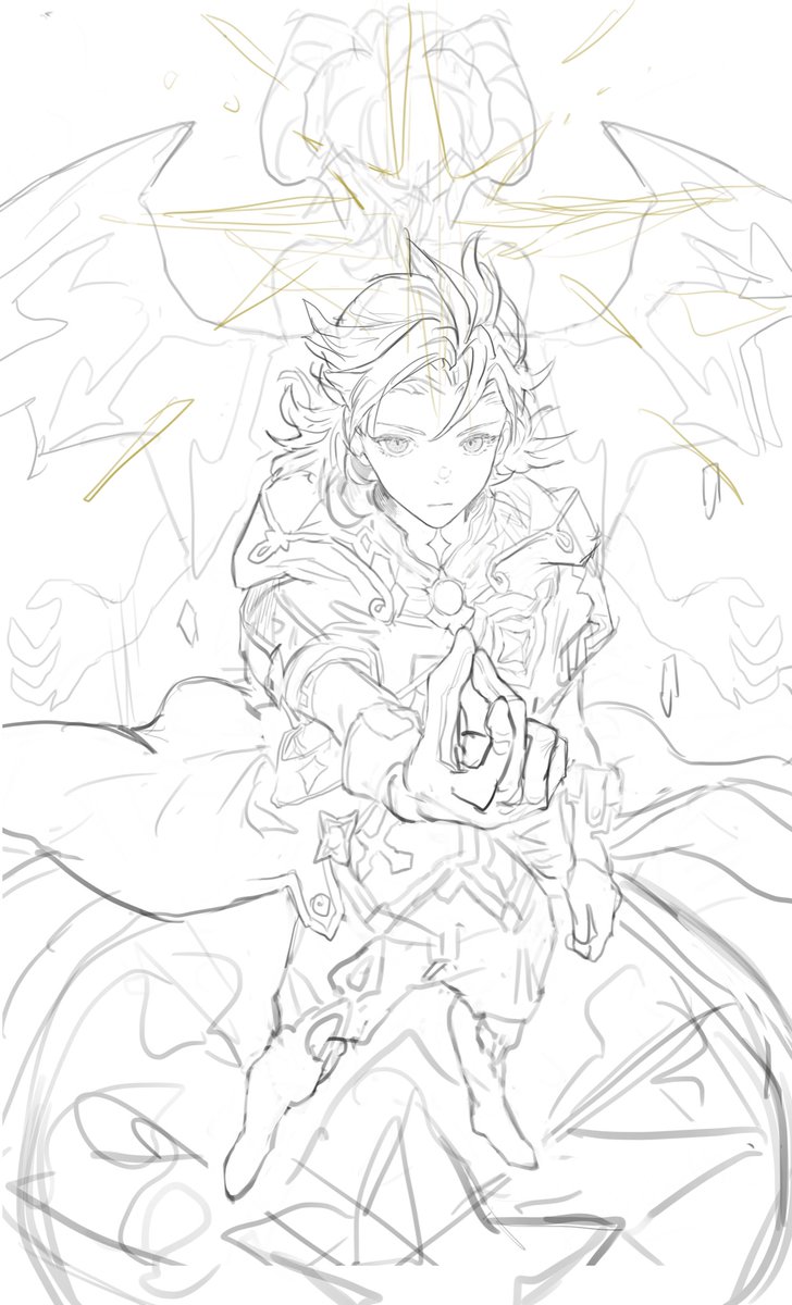 こんな感じに描きたいそうです(全然終わらない)