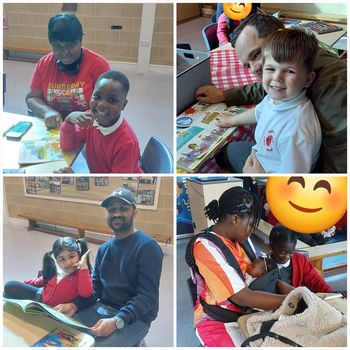 DukeStPrimary's tweet photo. A lovely Reading Cafe session for the children in EYFS 🥰📚☕️🫖 A huge 'Thank you' to all the grown-ups who attended #ReadingCafe #Booktalk #BookLove #readingforpleasure #readingisoursuperpower @_Reading_Rocks_ @lancsliteracy https://t.co/ja1FzLeEEg