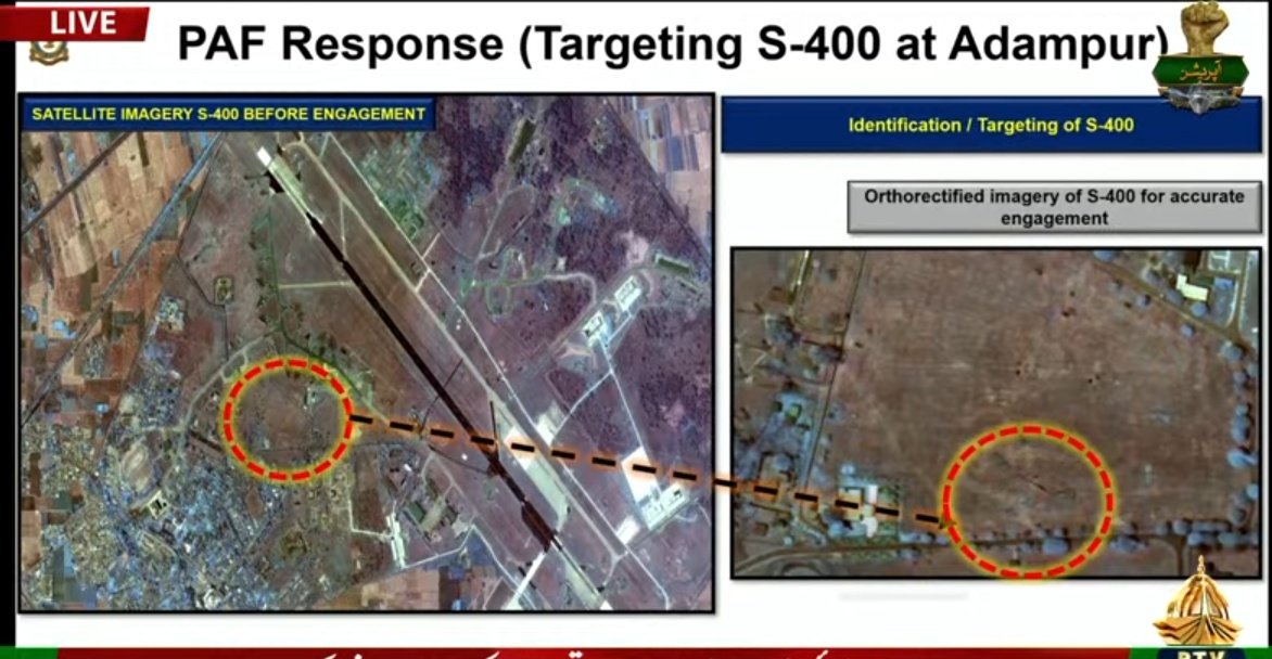 Rimland_Intel's tweet photo. PAF targeted S-400 site at Adampur. https://t.co/a6wBRV5hKO