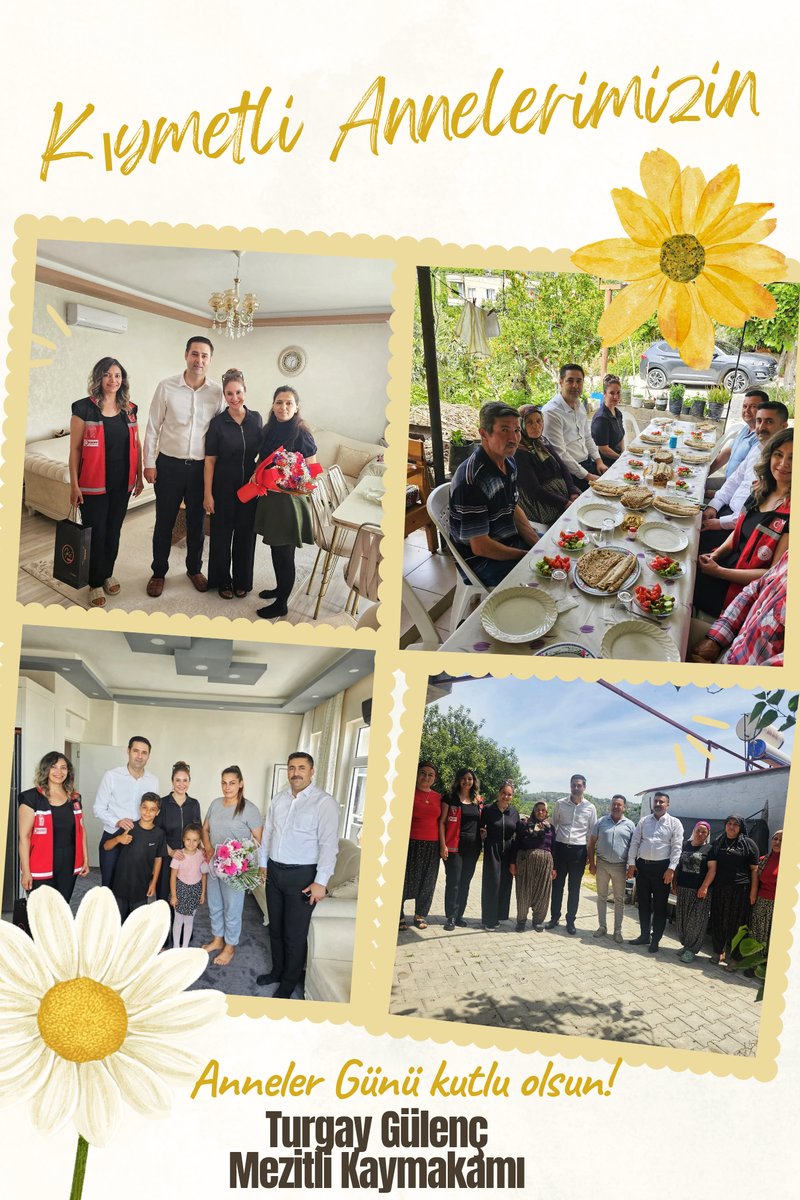 Kaymakamımız Sayın Turgay Gülenç'in Anneler Günü Mesaji (11.05.2025)

mezitli.gov.tr/kaymakamimiz-t…