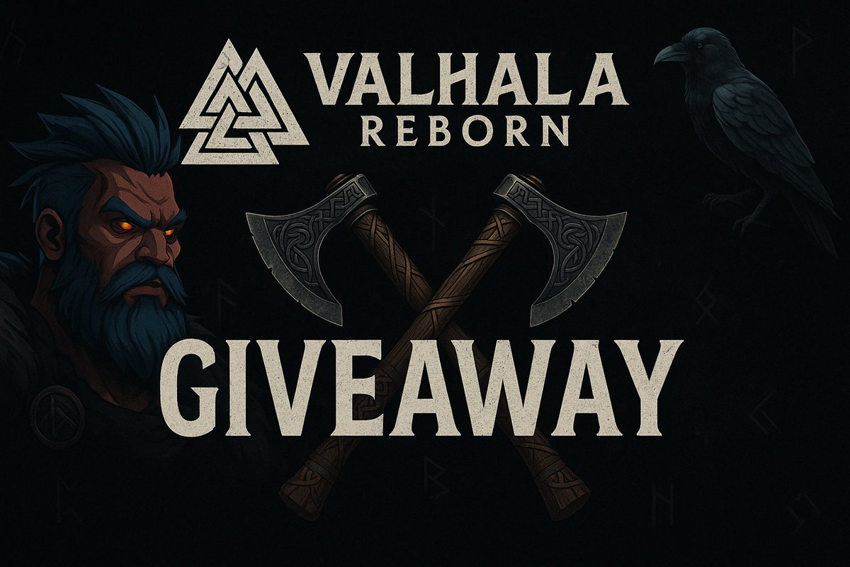 Martinsuuuu.ron (@martinsuuuu) on Twitter photo ⏳⏳⏳What time is it? ⌛️⌛️⌛️
🚨🚨🚨GIVEAWAY TIME! 🚨🚨🚨
Win 1 of 2 Valhalla chest worth (40$-60$)
How to join?
1. Like and retweet this post
2. Follow <a href="/Valhalla_Reborn/">Valhalla Reborn</a> and <a href="/Martinsuuuu/">Martinsuuuu.ron</a>
3. Join discord.gg/ValhallaReborn
3.1 Type "MARTINSUUUU" in the global chat
4. Tag 2 ⏳⏳⏳What time is it? ⌛️⌛️⌛️
🚨🚨🚨GIVEAWAY TIME! 🚨🚨🚨
Win 1 of 2 Valhalla chest worth (40$-60$)
How to join?
1. Like and retweet this post
2. Follow <a href="/Valhalla_Reborn/">Valhalla Reborn</a> and <a href="/Martinsuuuu/">Martinsuuuu.ron</a>
3. Join discord.gg/ValhallaReborn
3.1 Type "MARTINSUUUU" in the global chat
4. Tag 2