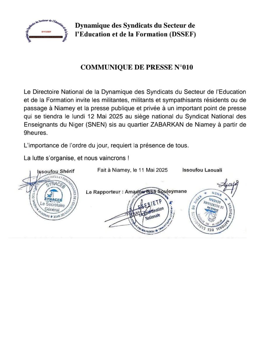 synaceb's tweet photo. #COMMUNIQUÉ_DE_PRESSE https://t.co/7N52bSkEIR