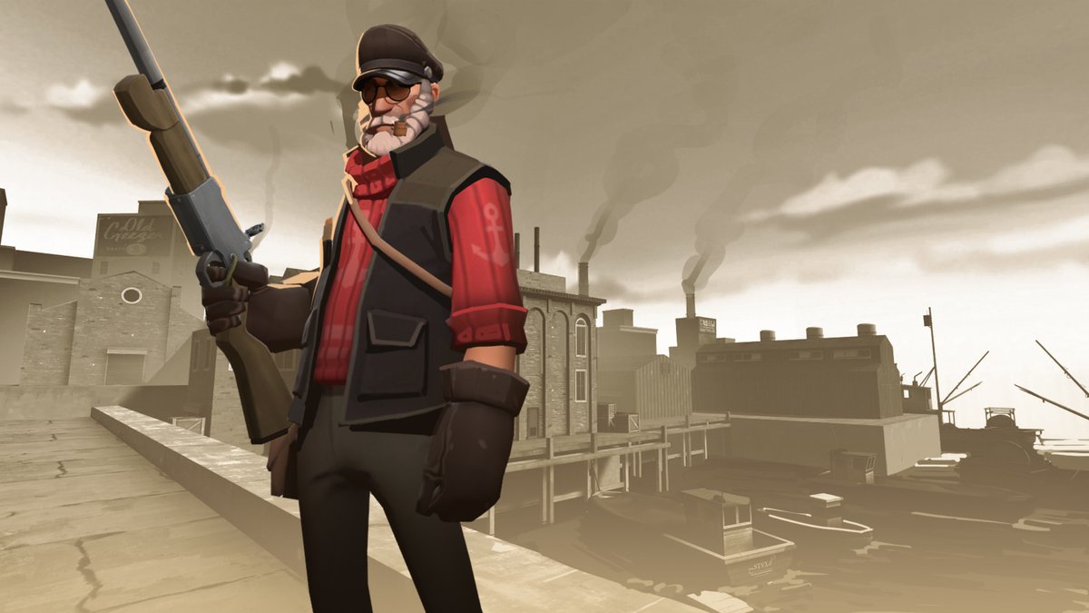 TF2Emporium's tweet photo. New Smissmas Sniper Collection, Seacoast Guardian! Vote now on Steam Workshop: https://t.co/qB3Azp2RK4 #TF2 https://t.co/sB5nyayDg8