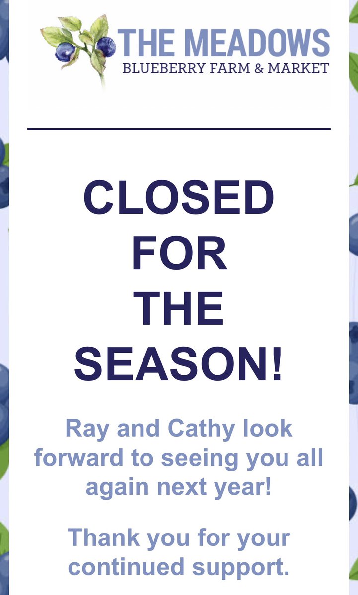 Meadows Blueberry Farm (@meadowsbbfarm) on Twitter photo 