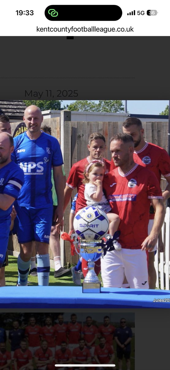 Finally got my hands on a cup of. Missed out on the first one but league cup is coming home . 11-2 winners on the day . What a team we have 🏆🏆🏆🍻🍻🍻<a href="/KCFL1516/">Kent County FL News</a> <a href="/KentFA/">Kent FA ⚽</a>