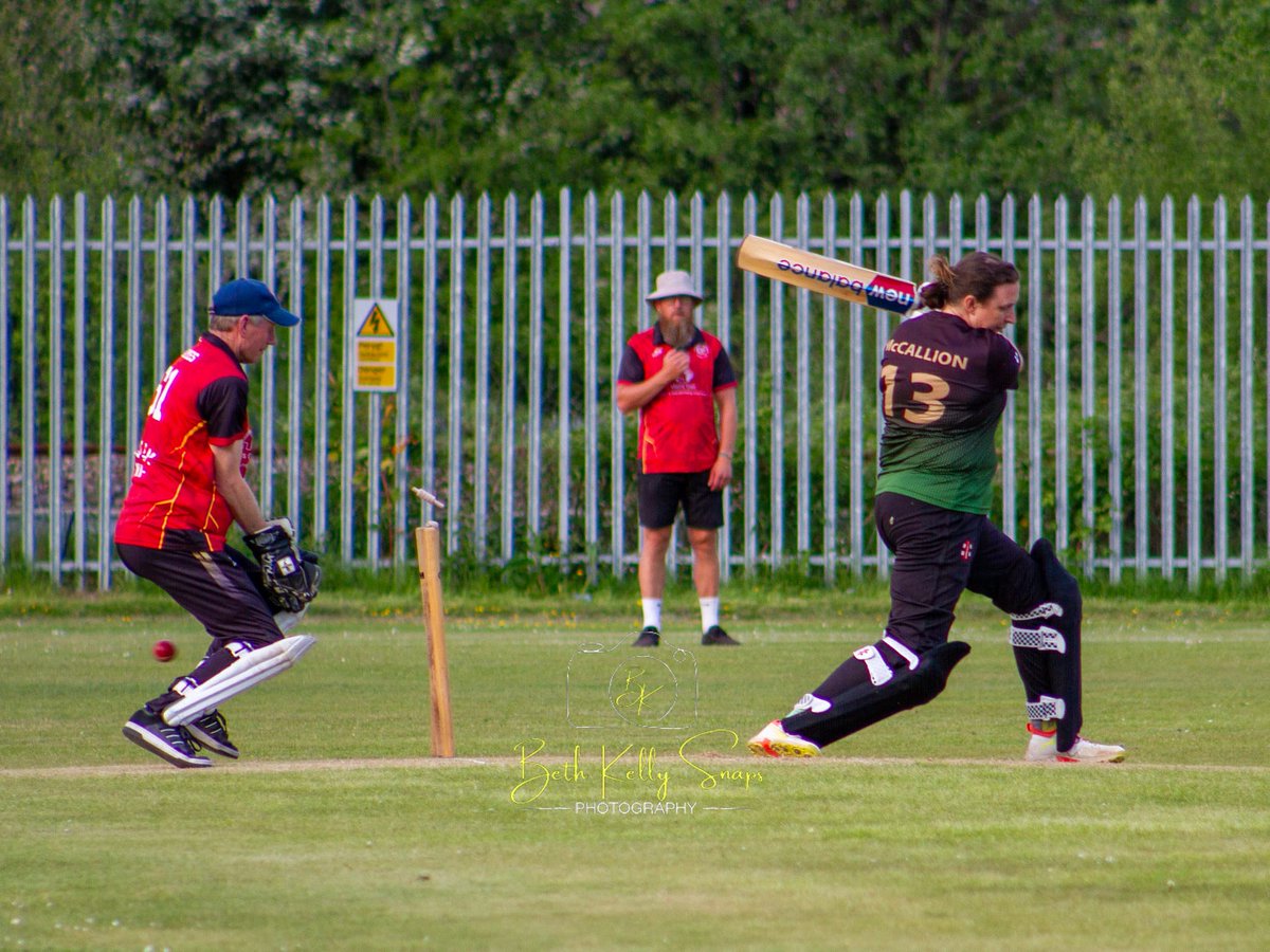 The moment the game was clinched with Rich Bevan taking his 3rd wicket of the game.

Thank you <a href="/Bethkellysnaps/">.</a> for capturing the moment