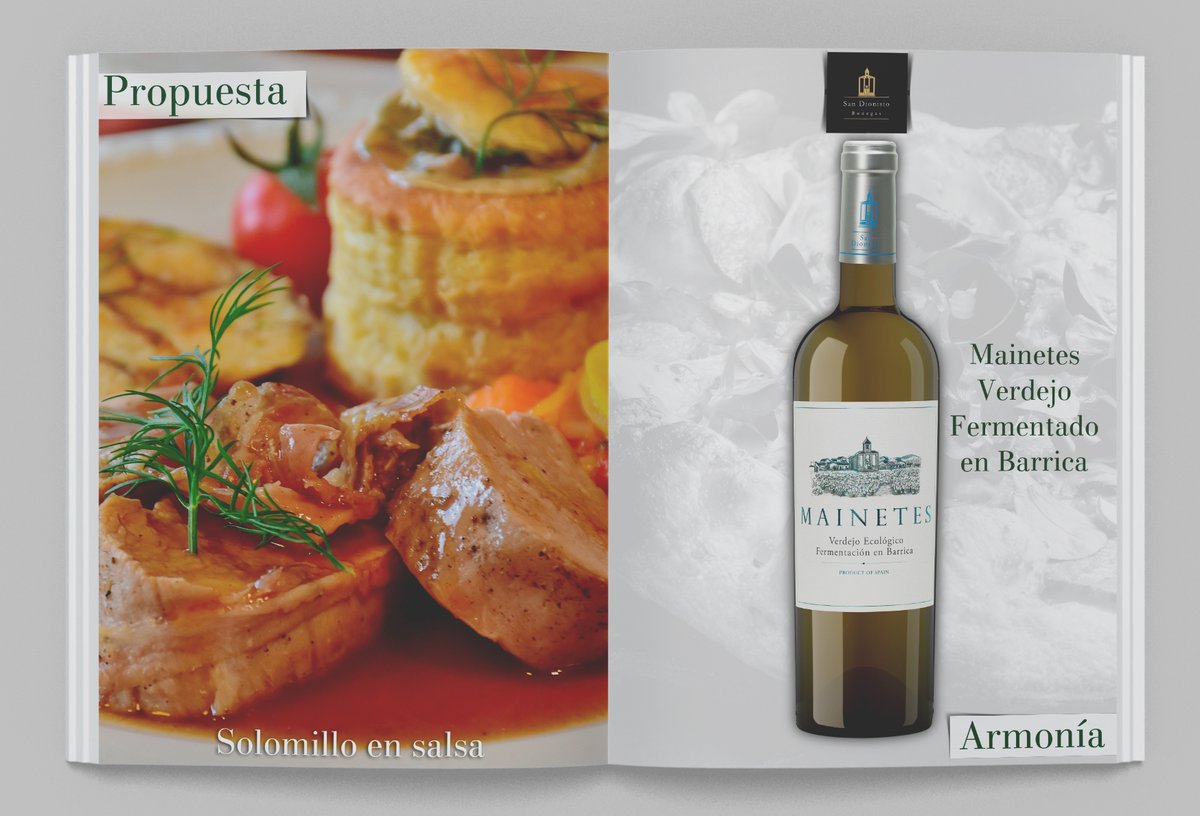 Hay que romper con los tópicos del maridaje. Vinos blancos con carácter como MAINETES VERDEJO FERMENTADO EN BARRICA, armoniza muy bien con platos de carne como el solomillo en salsa.

Haz la prueba y nos lo cuentas.

Te leemos!!

Disponible online: bodegassandionisio.com/producto/verde…