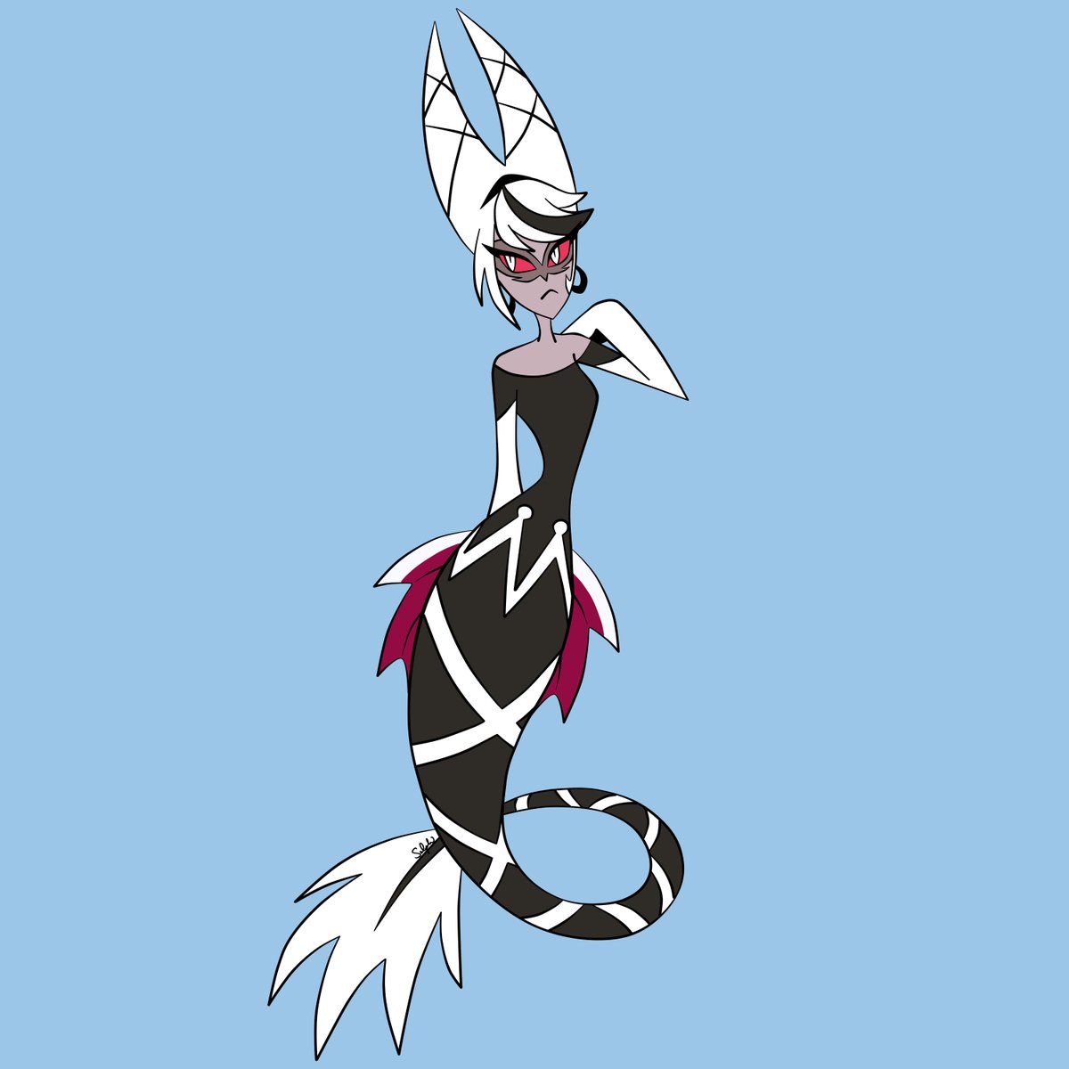 selphstyled's tweet photo. A mother for Mother's Day. Happy Mother's Day! 

#CarmillaCarmine #HazbinHotel #HazbinHotelfanart #mermay #mermay2025 https://t.co/mgACqq3S6F