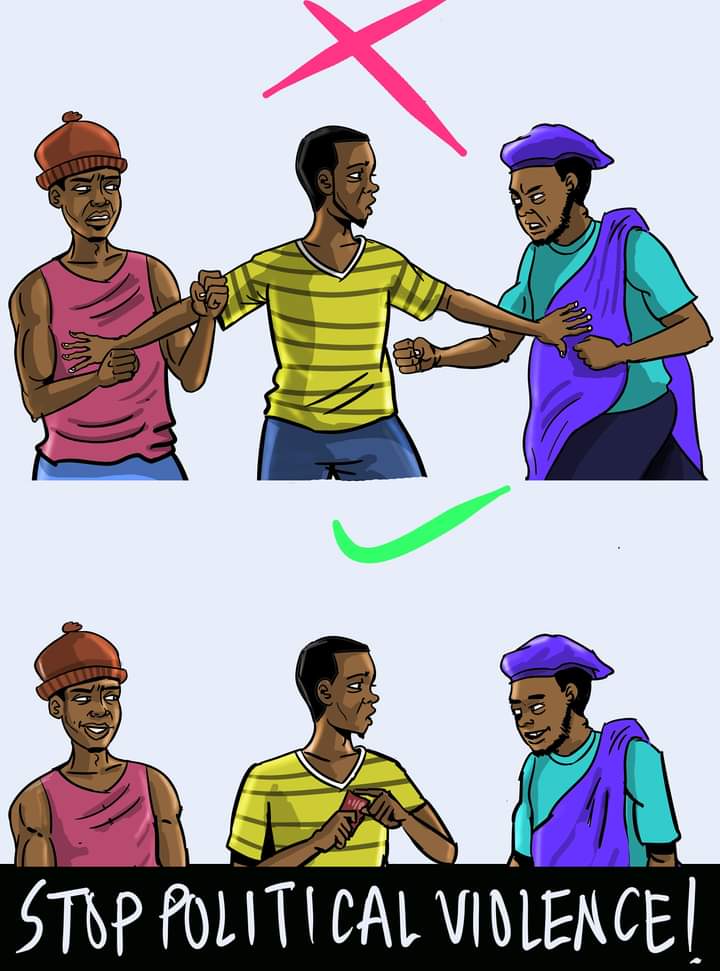 SAY #NO TO POLITICAL VIOLENCE

Malawi 2025.

#HANDS_OFF_OUR_YOUTHS