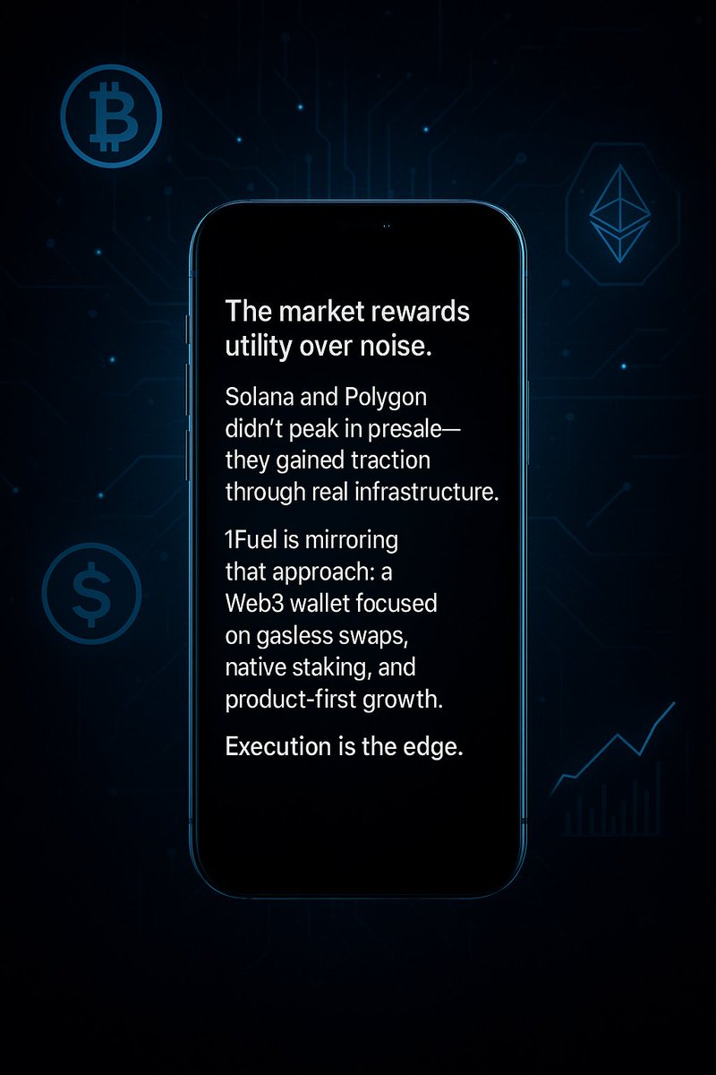 TheKen47243's tweet photo. Real growth isn’t fueled by noise—it’s built on fundamentals. 1Fuel is following the blueprint of proven winners: real Web3 wallet, native tools, and gasless utility. Not hype—just smart infrastructure.
#1Fuel #Web3Wallet #DeFiTools #NextSolana #CryptoAdoption #BlockchainUtility https://t.co/VMnl5AgSsD